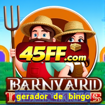 gerador de bingo de palavras